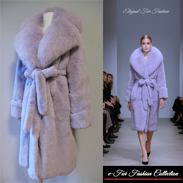 さらっと一枚羽織るだけで一気にランクアップ☆冬のラベンダー