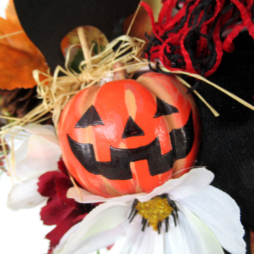 ハロウィンリース飾り 大23-21 リース kisetukazari2 通販 16672843