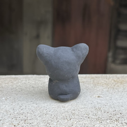 奇瓦瓦小孩(黑棕褐色) O-411-1 陶瓷/Chihuahua/Chihuahua 第4張的照片
