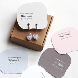 アクセサリー台紙 型抜き セミオーダー 2枚目の画像