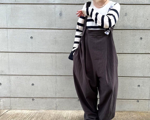 リネンサロペット 楽天市場】【SALE 30%OFF】DELICIOUS [デリシャス] LINEN - Salopette