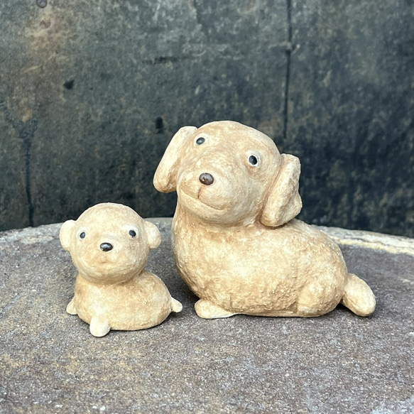 迷你臘腸犬兒童（紅色）O-413-1 陶瓷/迷你臘腸犬/流浪狗 第7張的照片