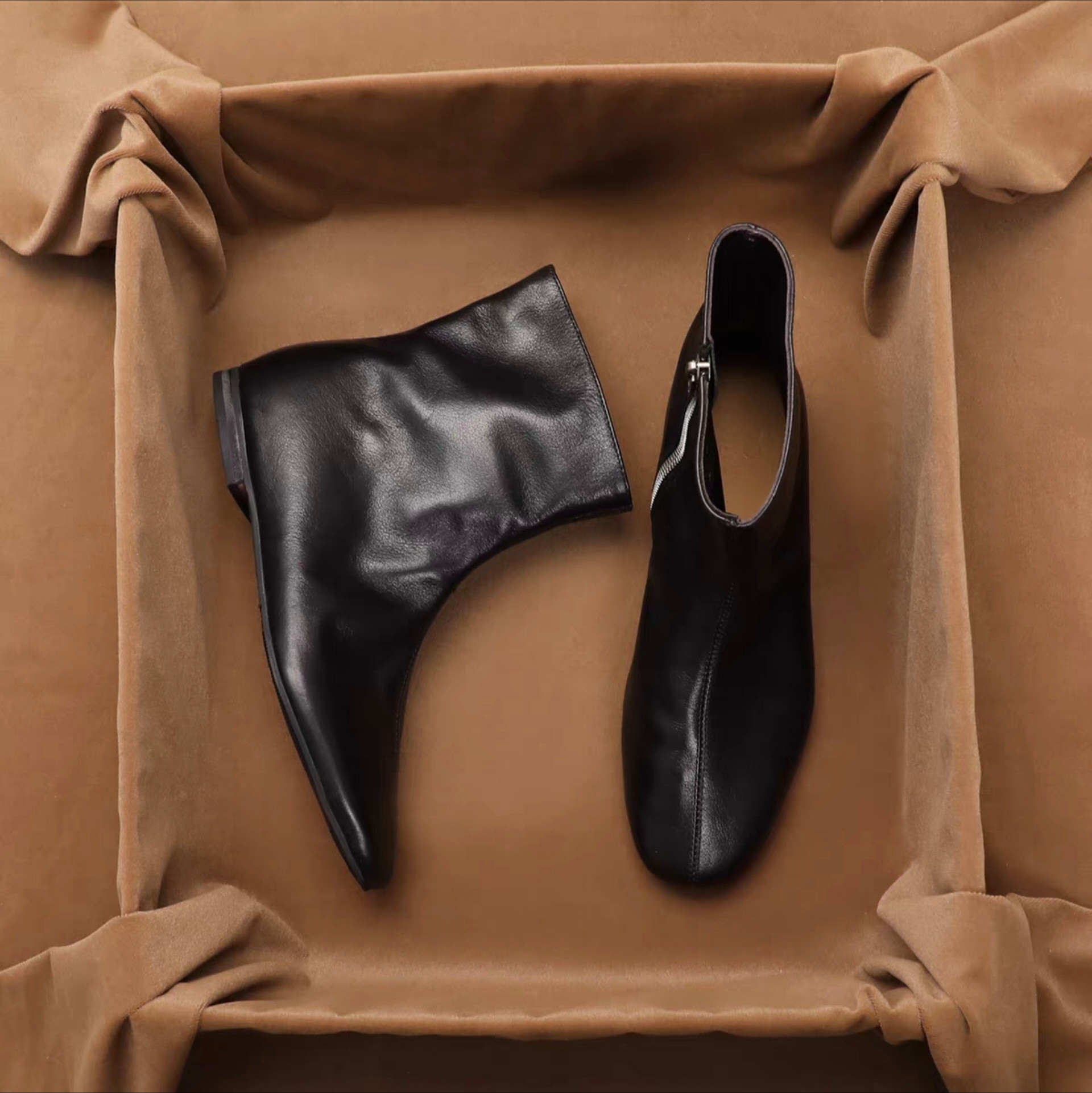 ショートブーツ オーク シューズ 靴 ブーツ ブーツ レディース ブーティ ローヒール ぺたんこ ペタンコ フラット 靴 8,208円