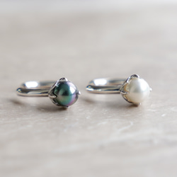 <Herz> Pearl Earcuff -White-/ SV925 ≪送料無料≫ 11枚目の画像