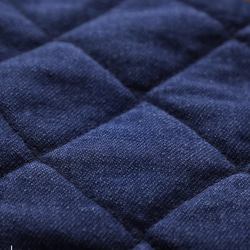 デニムジャケット　中綿デニムジャケット　暖かいデニムジャケット　ブルー　S-Mサイズ　S102 18枚目の画像