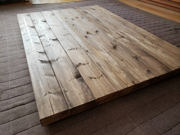 80✕27 カウンターテーブルジャコビーン木目無垢材