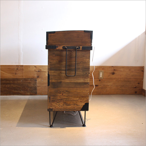 長持 オープンシェルフ 木製 酒 棚 ディスプレイ 収納棚 リメイク家具