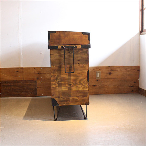 長持 オープンシェルフ 木製 酒 棚 ディスプレイ 収納棚 リメイク家具