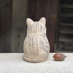 坐貓 (kijitora) O-414-2 陶瓷 /cat/cat 第5張的照片