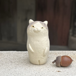 Nyanta (Kijitora) O-420-2 陶瓷 /cat/cat 第1張的照片