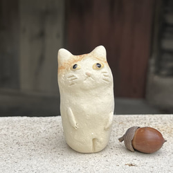 みーちゃん（茶トラ）O-422-1　陶製　/cat/貓 1枚目の画像