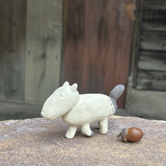 Tekuteku Wolf (單調) O-423-1 陶瓷 /Wolf 第1張的照片