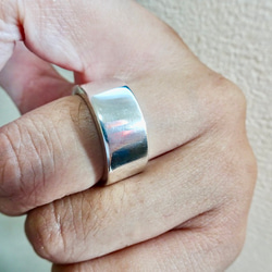 仁尾彫金『楕円のゴールド印台リング3』ハンドメイド167 指輪・リング