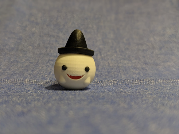 おばけちゃん 魔女帽子装備 ハロウィン 置物 その他置物 kamotan