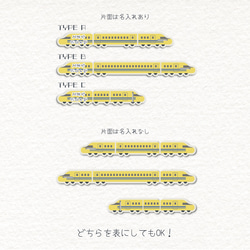 【2個1セット】 列車 ネームタグ 3枚目の画像