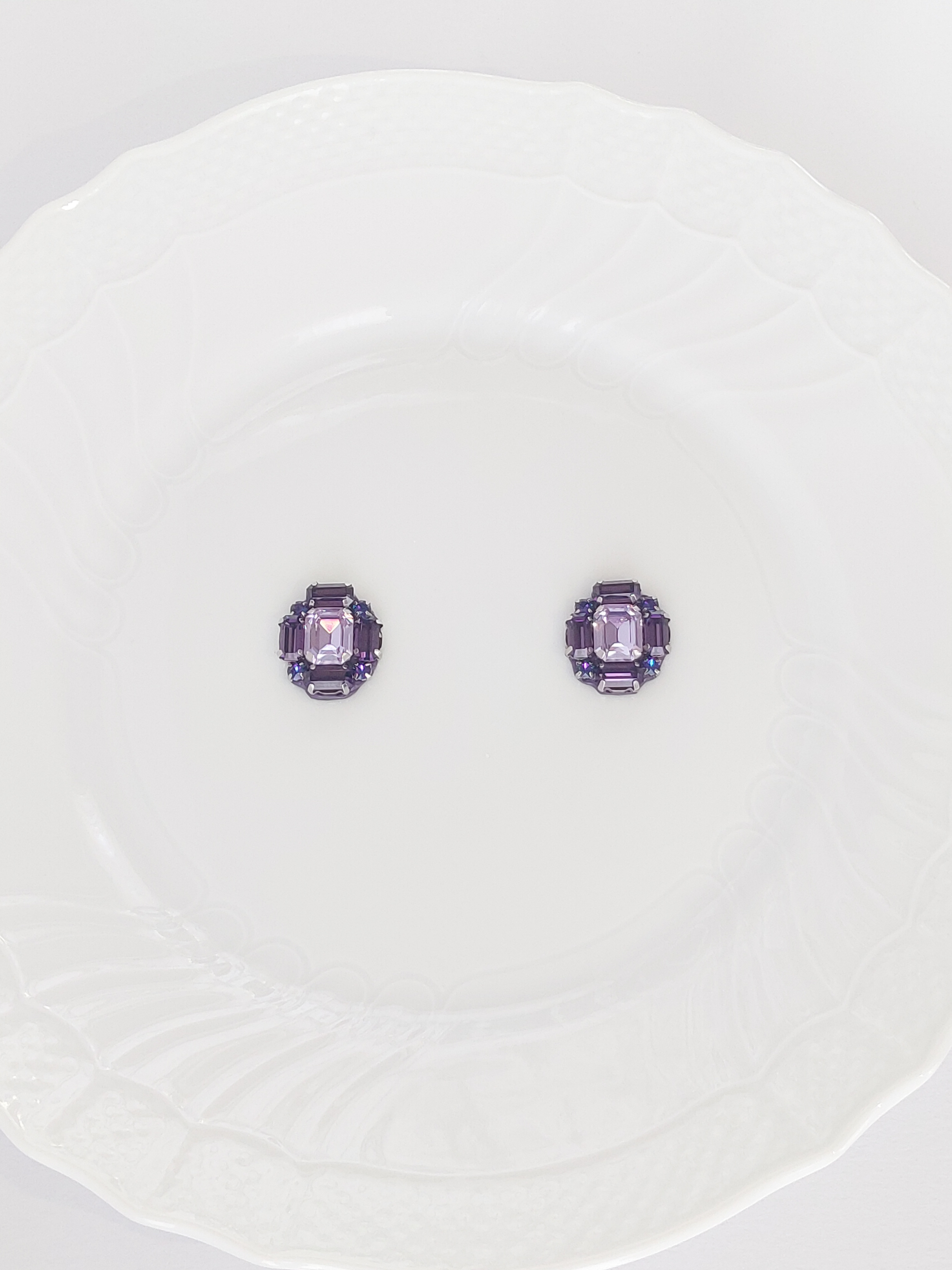 アレキサンドライトのピアス/イヤリング　カラーチェンジ