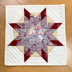 パッチワークタペストリー☆フェザースター フェザースターのタペストリー : きるとの木 ～パッチワークな日々～