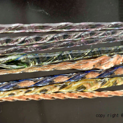 万華鏡素材　キラキラ新色！モッティの細密なガラスレース棒（11382-467） ダイクロ＆アベンチュリンゴールド入り 4枚目の画像