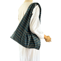 エコバッグ10種　ブロックプリント　ショッピングバッグ　インド　木版更紗 6枚目の画像