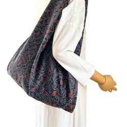 エコバッグ10種　ブロックプリント　ショッピングバッグ　インド　木版更紗 8枚目の画像