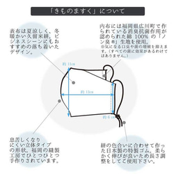 【久留米絣】どの柄が出るかお楽しみ久留米絣マスク 消臭抗菌 綿 伝統工芸 プチギフト 2枚目の画像