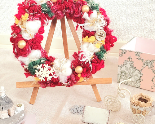 カラフルリース クリスマスリース リース sweetfish 通販 16675686