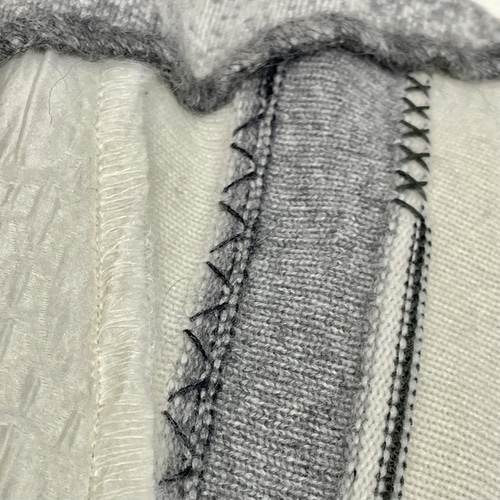 YoshiYoshibypj】アシンメトリー異素材ドッキングロングコート SALE 秋 冬 コート レディース アウター アシンメトリー異素材