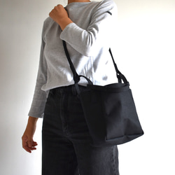 WALKING SHOULDER TOTE BAG （ブラック） 1枚目の画像