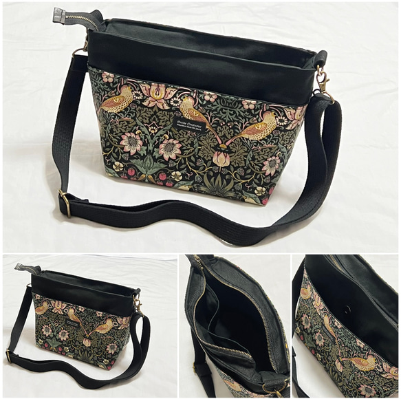 ウィリアム・モリス柄大人気ショルダーバック ショルダーバッグ