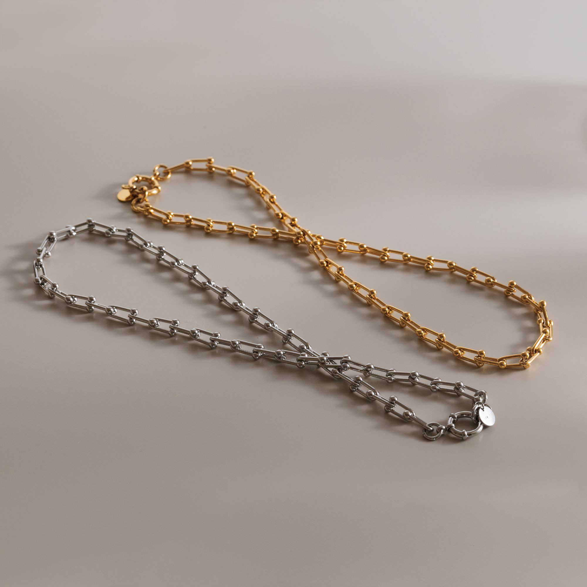 デザインチェーンネックレス　アレルギーフリー　Creema限定　送料無料　N8012