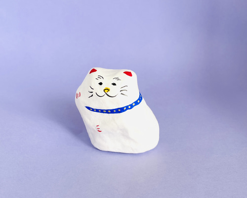 招き猫【豆福さん】張り子 縁起物 置物 招き猫 darta_no_hariko 通販