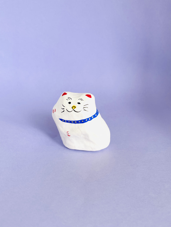 招き猫【豆福さん】張り子 縁起物 置物 招き猫 darta_no_hariko 通販