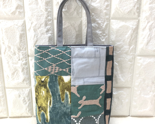 ミナペルホネン パッチワークお散歩バッグ トートバッグ みろん 通販