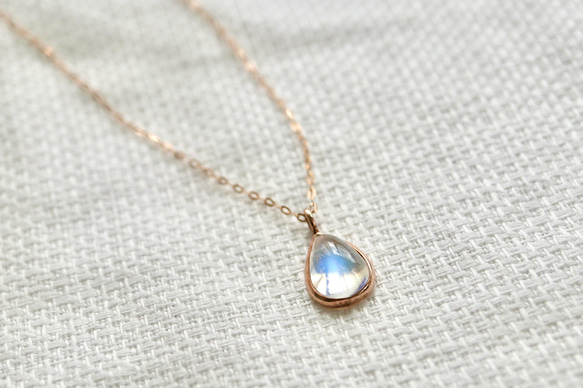 K10[子兎のmoonstone]necklace 5枚目の画像