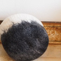 羊毛フェルト　鉢カバー　バイカラー　5号サイズ　プランター　バスケット　小物入れ　ウール　プレゼント 6枚目の画像