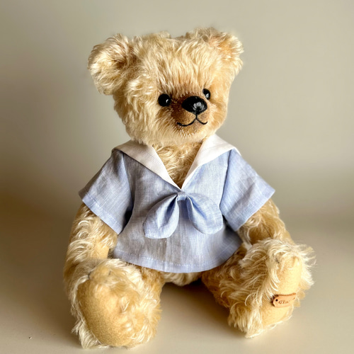 海外作家様　セーラー服　テディベア　ぬいぐるみ 海外作家様セーラー服テディベアぬいぐるみ