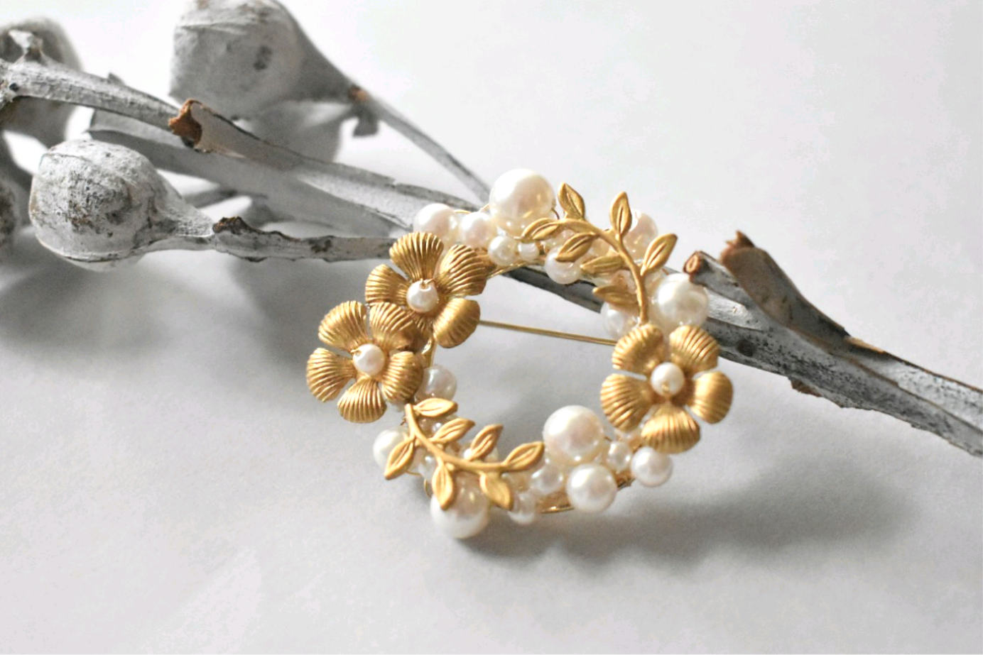 希少♡ガーネット✨ブローチ　ピン　アンティーク　コサージュ　アクセサリー　14k 希少♡ガーネット✨ブローチピンアンティークコサージュ