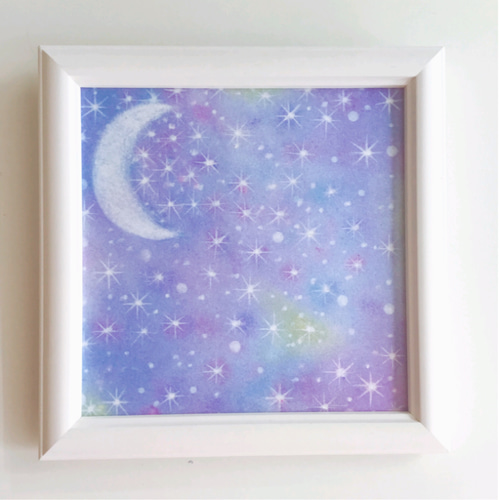 Starry Sky」ヒーリングアート パステルアート パステル画