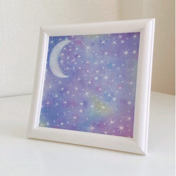 「Starry Sky」ヒーリングアート　パステルアート　パステル画　イラスト 9枚目の画像