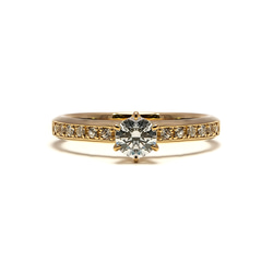 婚約指輪 エンゲージリング セットリング ダイヤモンド モアサナイト モアッサナイト 上品 プロポーズ シリーズ009 9枚目の画像