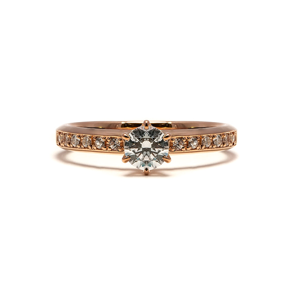 婚約指輪 エンゲージリング セットリング ダイヤモンド モアサナイト モアッサナイト 上品 プロポーズ シリーズ009 10枚目の画像
