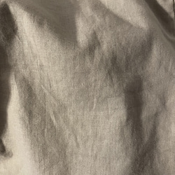 一枚でサマになる　綿麻トッパーコート　グレージュ 12枚目の画像