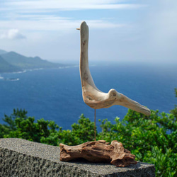 讓我們飛向世界浮木鳥、木鳥、可愛鳥、鳥物品、鳥商品、(L saiz) 130 第4張的照片