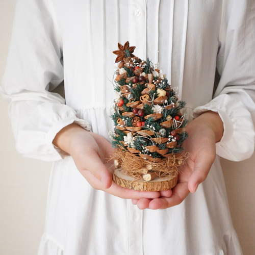 松ぼっくりツリー〝ぺこりんツリー〟 クリスマスツリー クリスマス