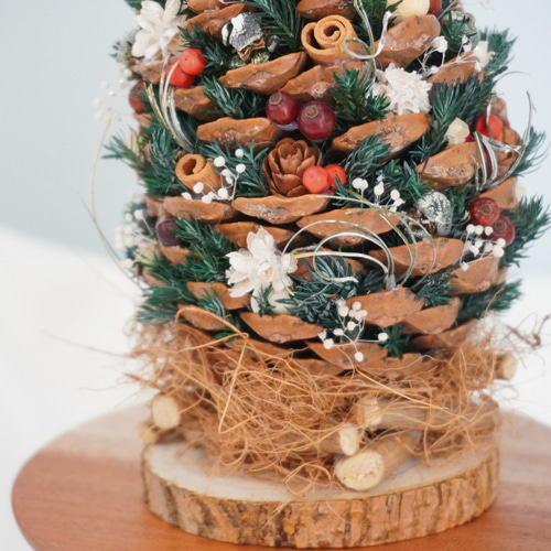 松ぼっくりツリー〝ぺこりんツリー〟 クリスマスツリー クリスマス