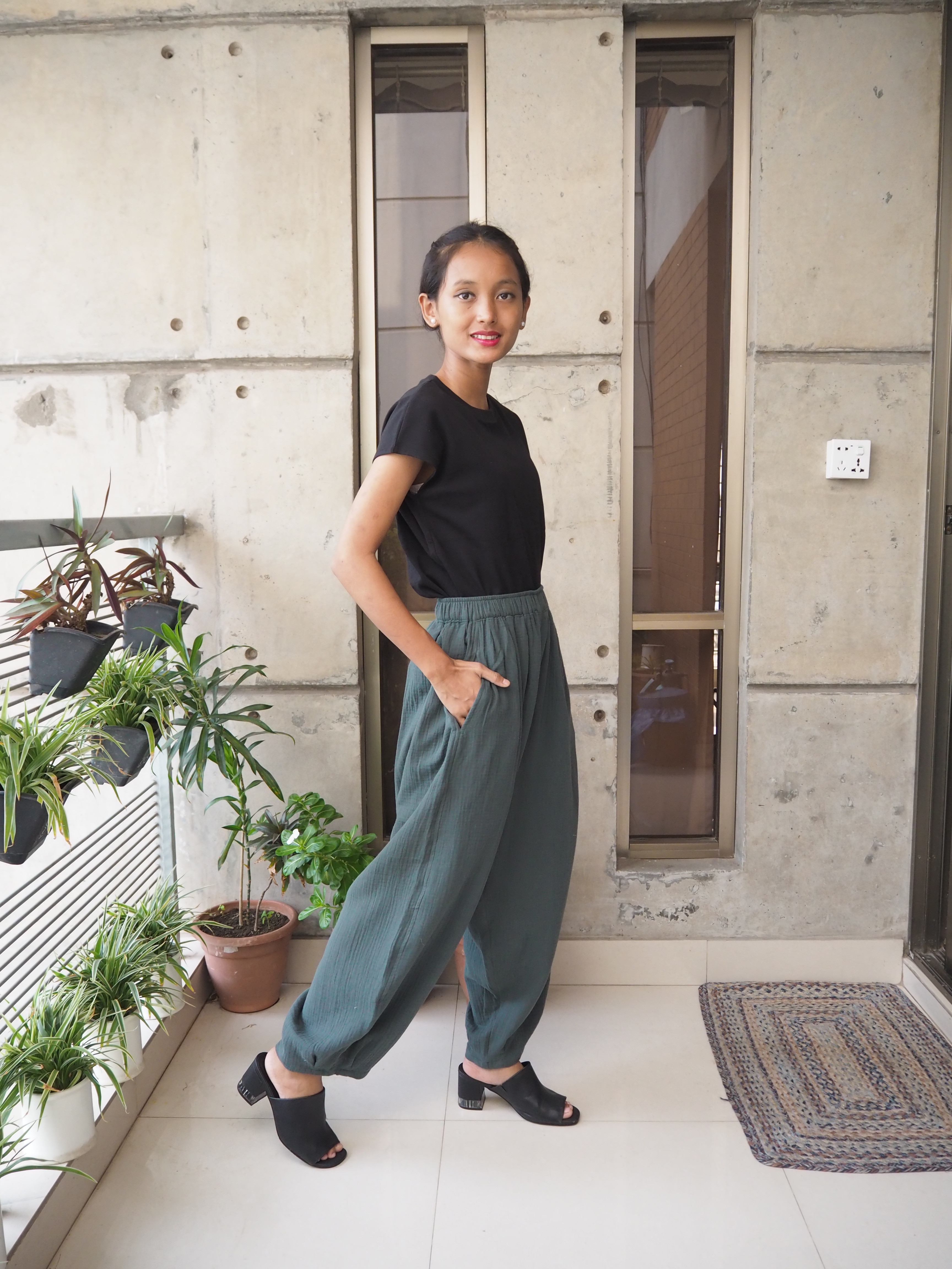 バルーンパンツ（ダブルガーゼ）