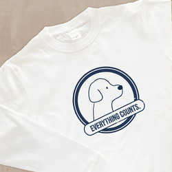 【厚手ロングスリーブ】選べる犬Tシャツ 1枚目の画像