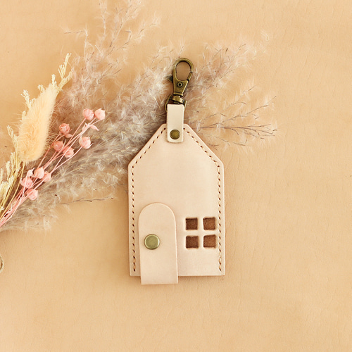 【動満見満～THE MASTER～ 】お守りケース ヌメ革 ナチュラル 動満見満～THE MASTER～ 】お守りケース ヌメ革 ナチュラル 動満見満～THE