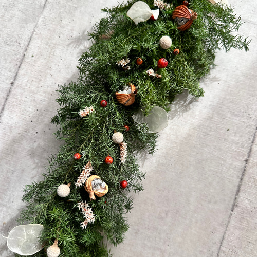 受注！再々販！壁掛けアレンジの流木アドベントカレンダー クリスマス