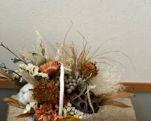 ドライフラワー アレンジメント 置き型 ドライフラワー yLF